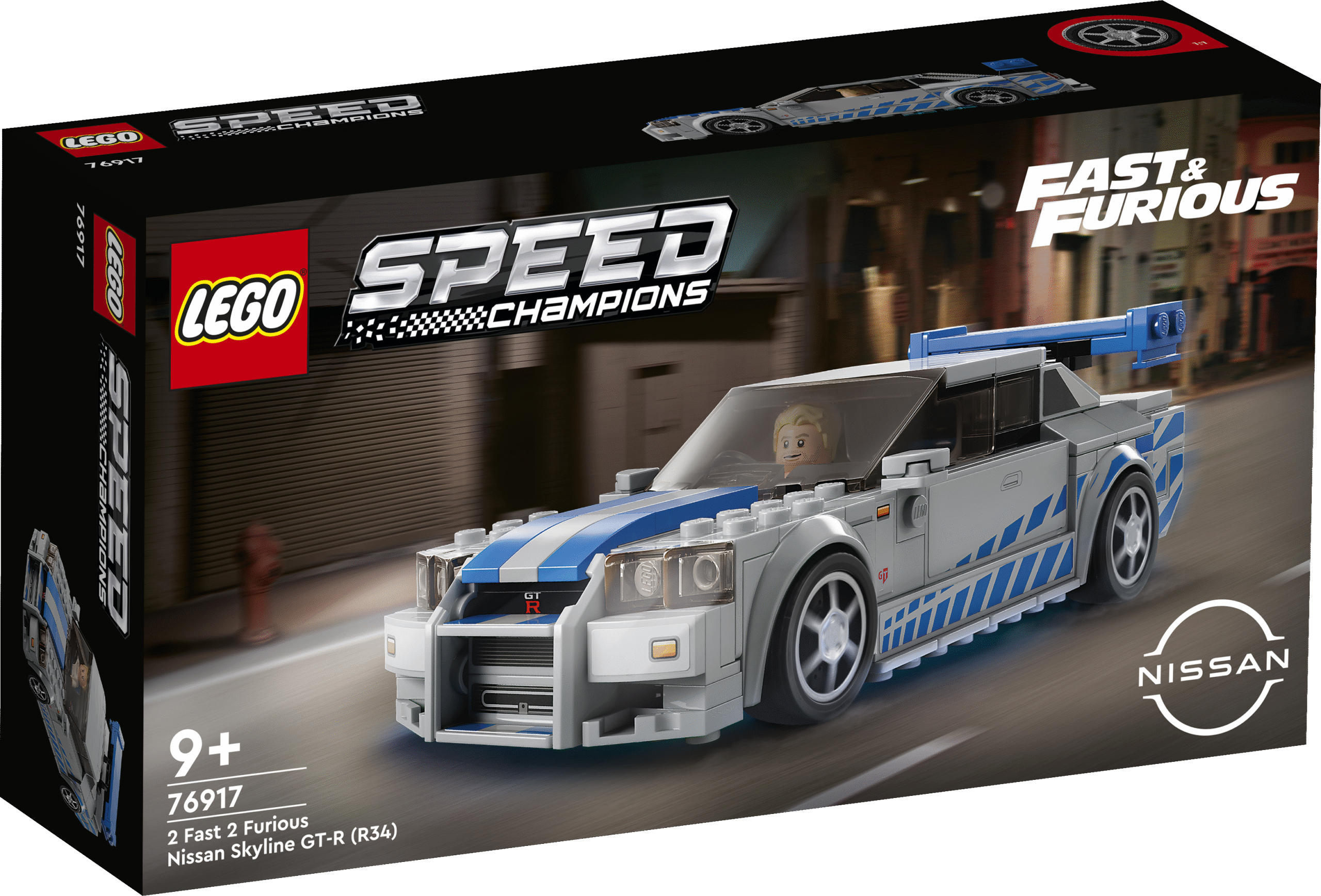 LEGO Speed Champions 2 Fast 2 Furious Nissan Skyline GT-R (R34) Lastele