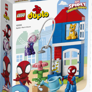 Too Disney+ telesarja „Spidey and His Amazing Friends“ põnevad juhtumised väikeste superkangelaste tuppa selle väikelastele mõeldud värviküllase ehitusmänguasja näol.