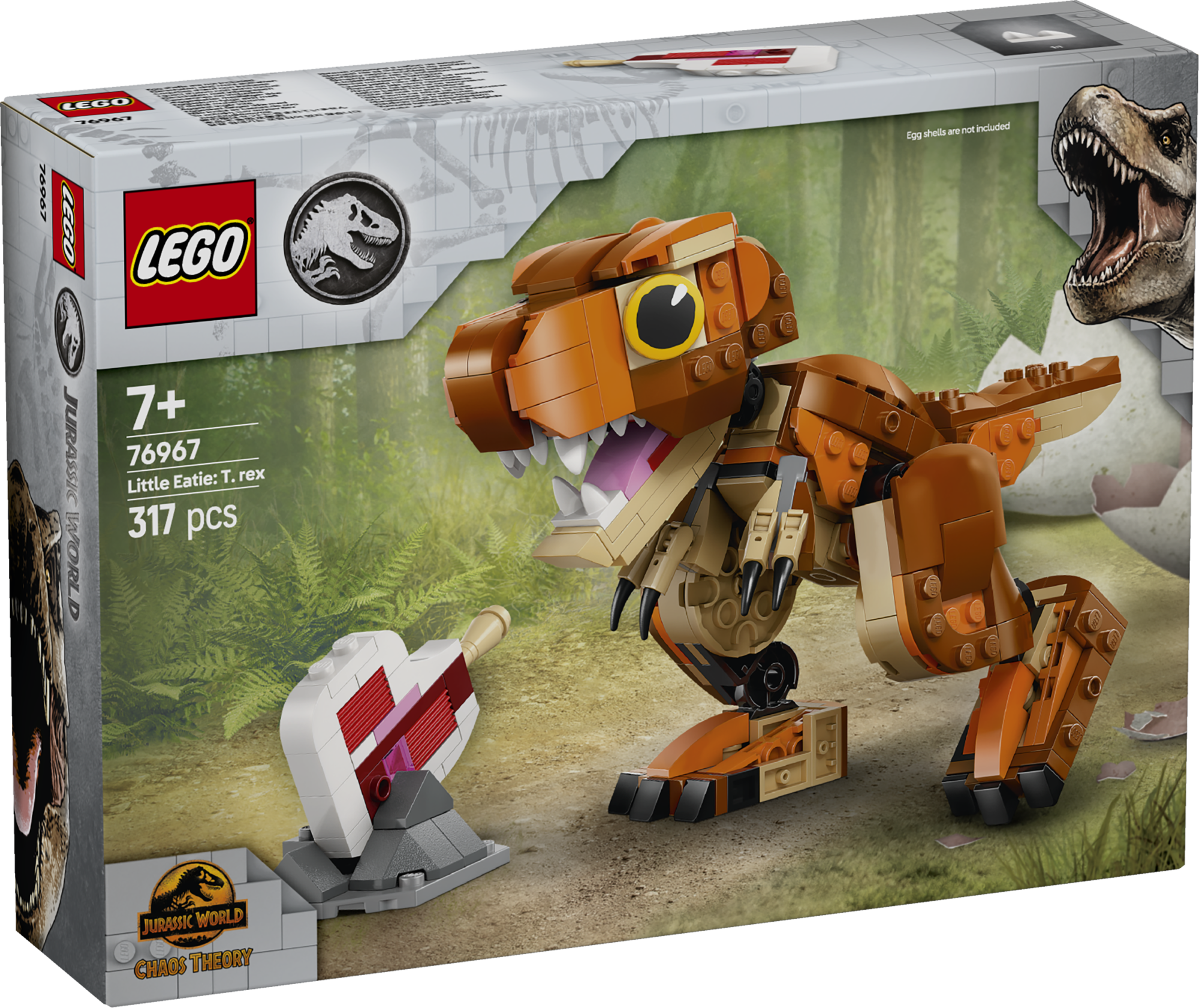 LEGO Jurassic World Little Eatie: T.Rex Üllata sarja Jurassic World: Camp Cretaceous fänne selle LEGO kingitusega lastele