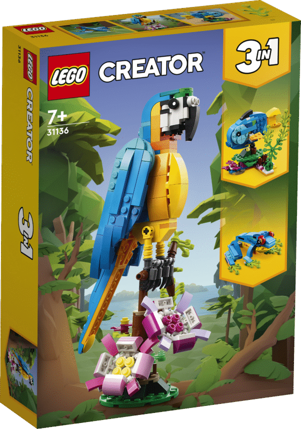 Astu värvilisse vihmametsa selle imelise LEGO® Creator 3in1 komplektiga