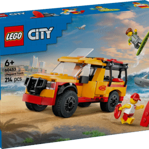 Lapsed saavad sukelduda rannaseiklustesse LEGO City vetelpäästja rannapäästeveoki ehituskomplektiga