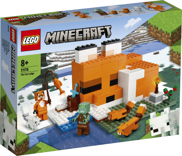 Minecraft® mängijad saavad kasutada oma oskusi hiiglasliku rebasemaja ehitamiseks ja mõelda seejärel välja lõputult seiklusi oma Minecrafti lemmiktegelastega nii sees kui väljas.