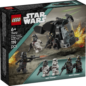 Transpordi Death Troopereid ja Night Troopereid selle LEGO® Star Wars: Ahsoka™ ehitusmänguasjaga lastele