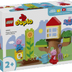 Aita väikelastel selle alates 2-aastastele koolieelikutele mõeldud LEGO® DUPLO® Põrsas Peppa mänguasjaga arendada kujutlusvõimet