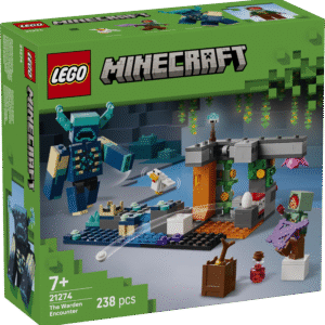 Lopsaka taimestikuga koopas toimub plahvatusohtlik tegevus koos suure muudetava asendiga LEGO® Minecraft® märulifiguuriga.