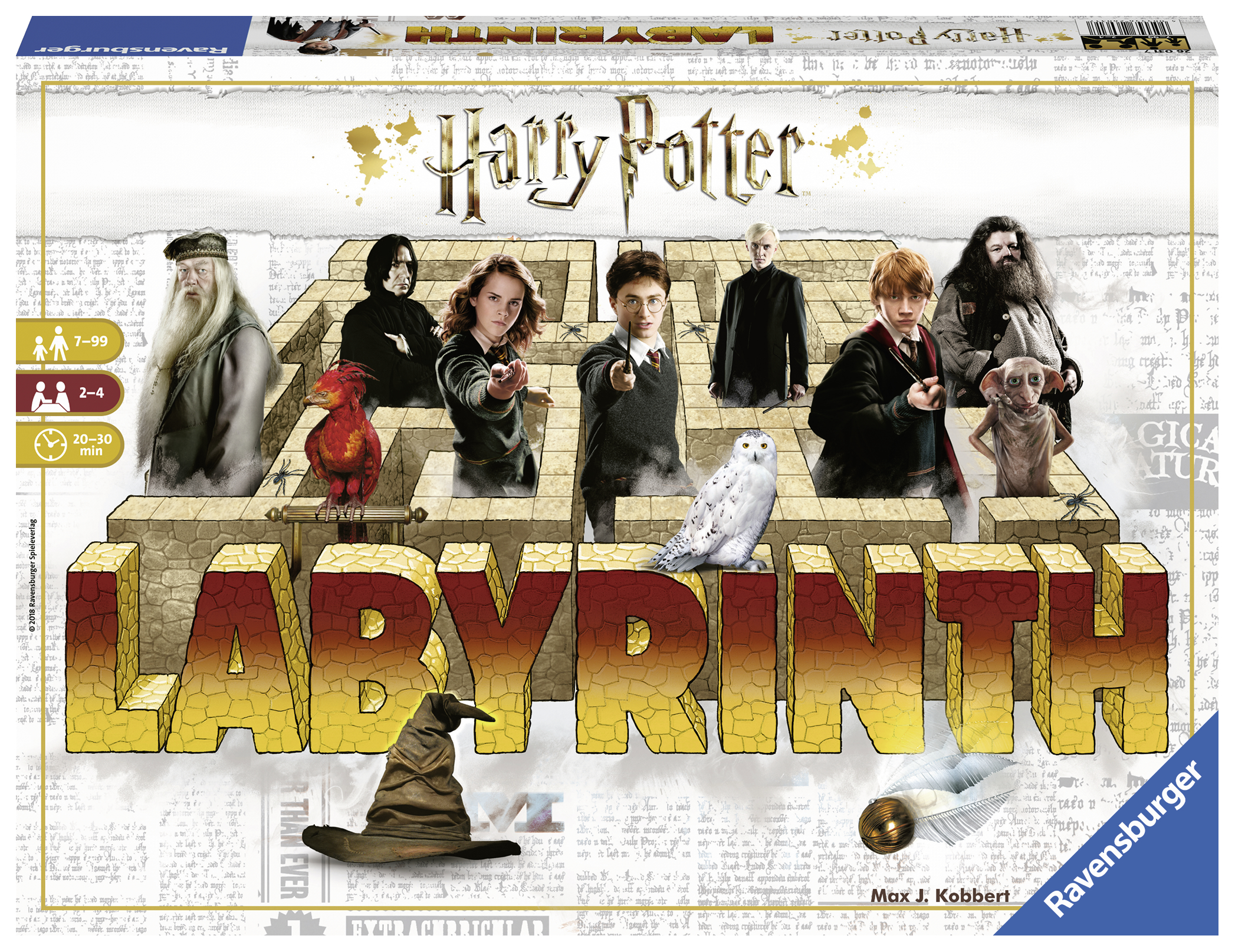 Ravensburger lauamäng: Labürint Harry Potter Otsi aardeid liikuvas labürindis! Klassikaline ja põnev mäng läbi aegade.