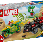 Spidey ja tema hämmastavad sõbrad: Spini ja Electro dinosaurusesõidukite tagaajamine pakub 4-aastastele ja vanematele lastele palju LEGO sõidurõõmu.