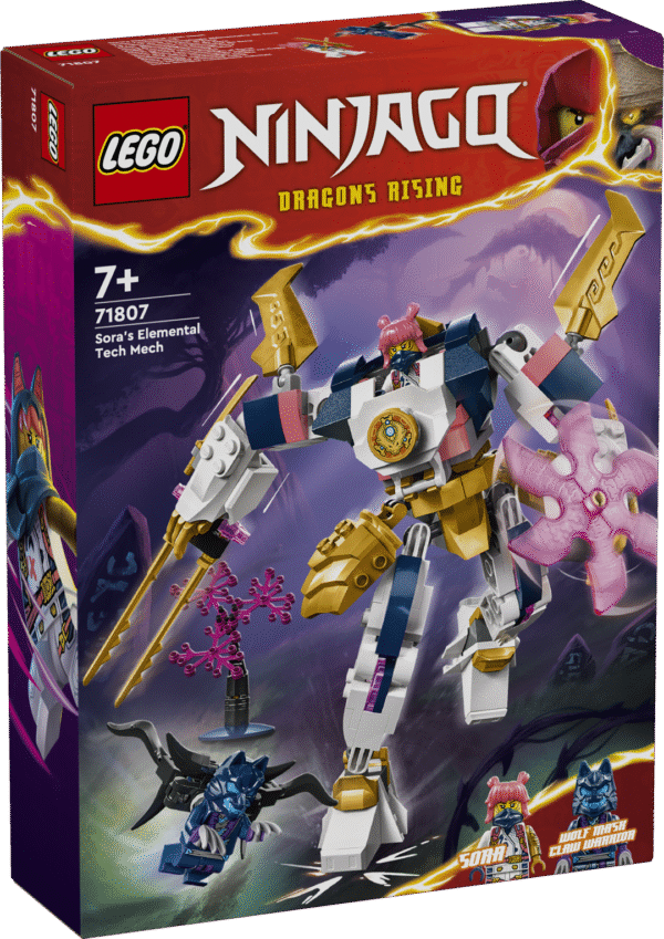 Seninägematul kohandataval NINJAGO® robotifiguuril on eemaldatavad jalad