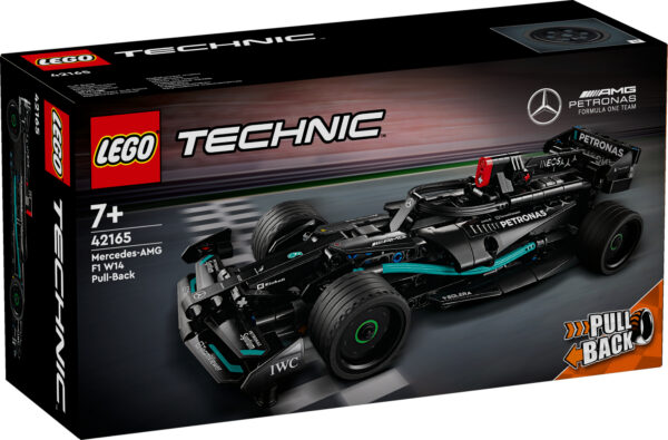LEGO Technic Mercedes-AMG F1 W14 E Performance Pull-Back komplekt sisaldab tõetruusid detaile