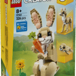 Lapsed saavad komplektiga LEGO Creator 3-ühes Armas jänku lugusid etendada ning ehitada jänese ümber laamaks või hülgeks.