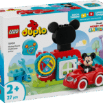 Väikelapsed arendavad oskusi Disney Miki Hiirega mängides