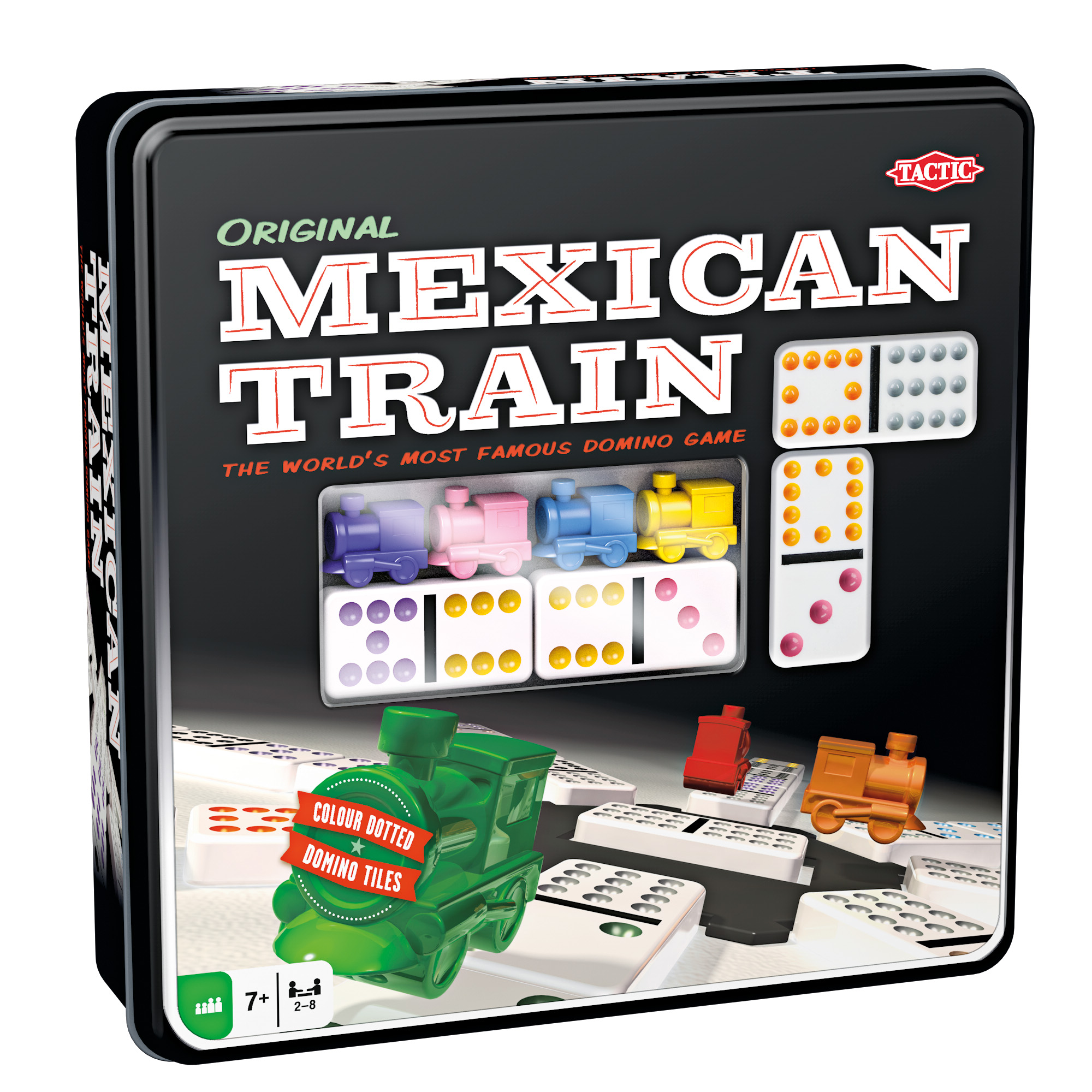 Tactic lauamäng Mexican Train Põnev mänguversioon klassikalisest doomino mängust!