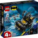 See eelkooliealiste mänguasi Batman ja Batmobile vs. Mr. Freeze on ideaalne LEGO Batmani kingitus 4-aastastele ja vanematele lastele.