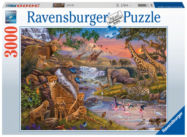 Ravensburgeri esmaklassilise kvaliteediga pusled. Iga pusletükk on erinev