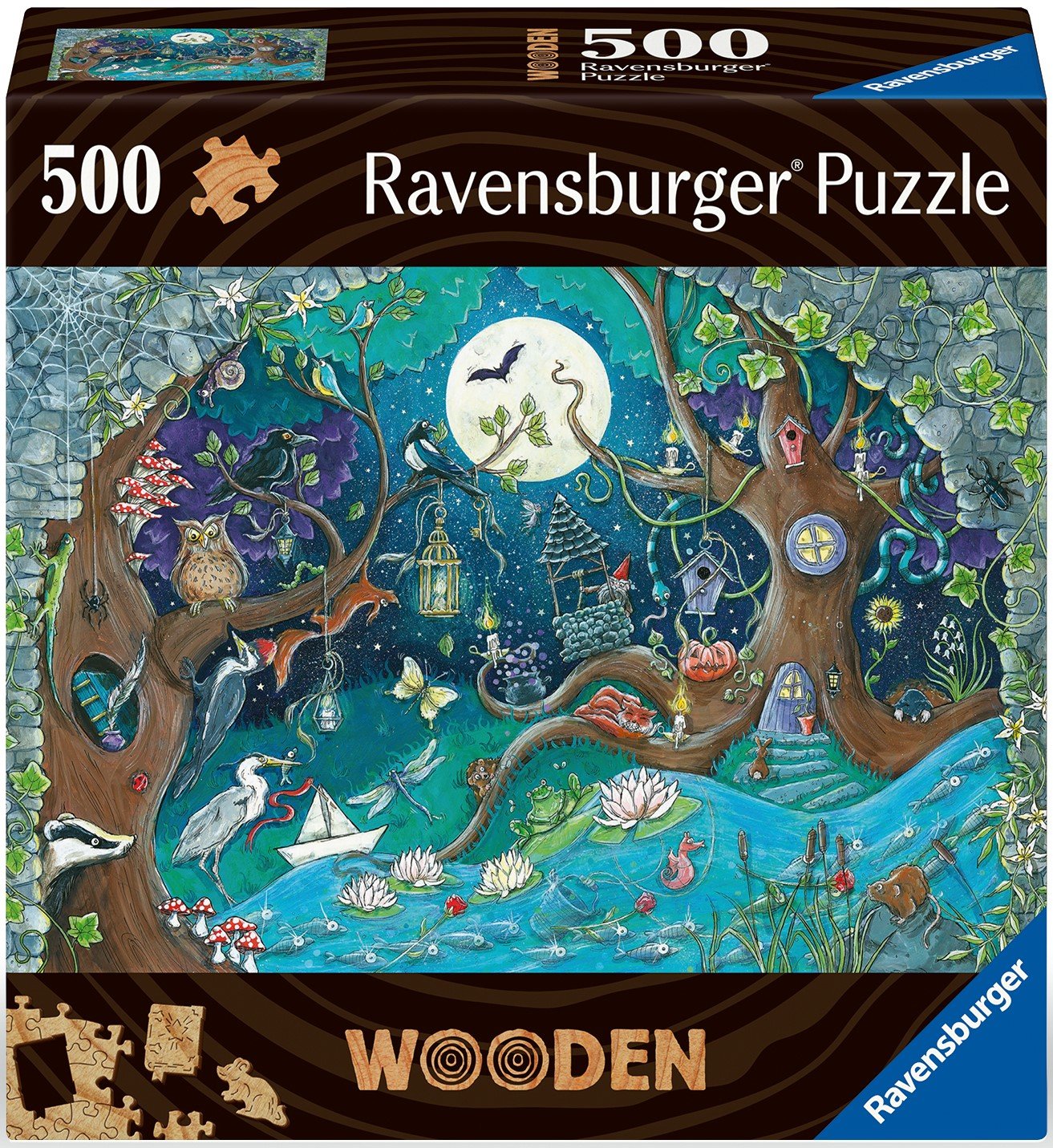 Ravensburger puidust pusle 500 tk Fantaasia mets Puidust pusled on kvaliteetsed ja hindamatu väärtusega!