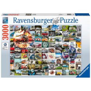Ravensburgeri esmaklassilise kvaliteediga pusled. Iga pusletükk on erinev