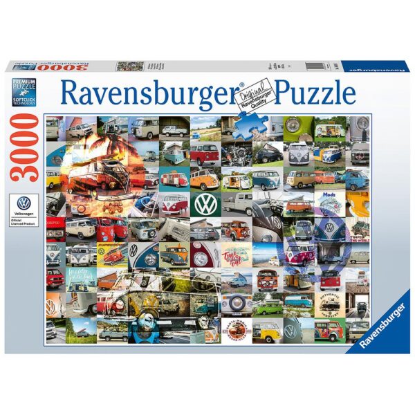 Ravensburgeri esmaklassilise kvaliteediga pusled. Iga pusletükk on erinev
