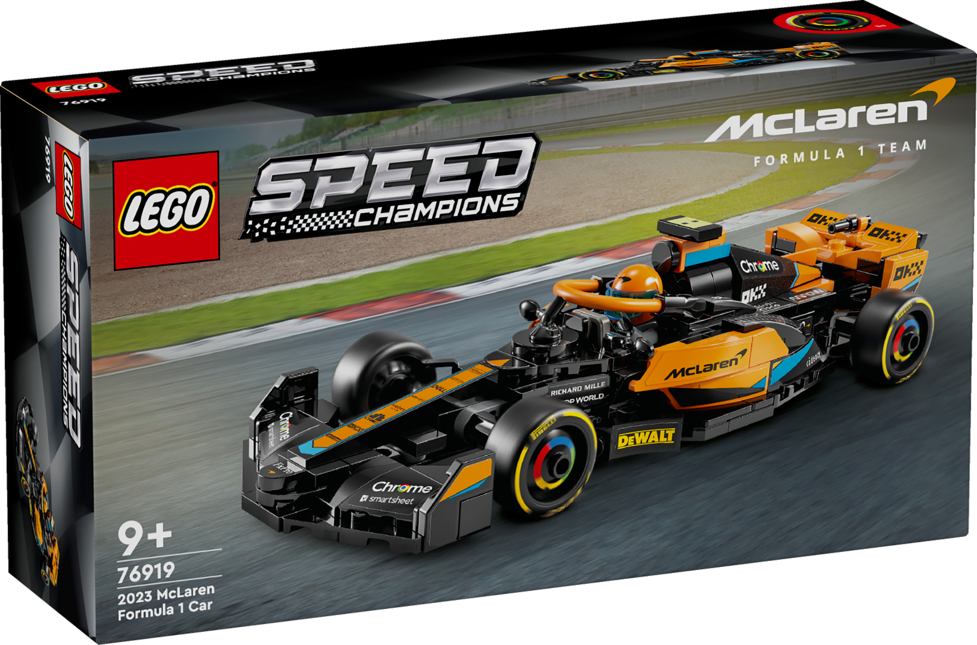 LEGO Speed Champions 2023 McLaren vormel 1 võidusõiduauto Lapsed ja F1 võidusõidufännid saavad selle LEGO Speed Champions 2023 McLaren vormel 1 võidusõiduauto mänguasjaga põnevaid tegevusi mängida.