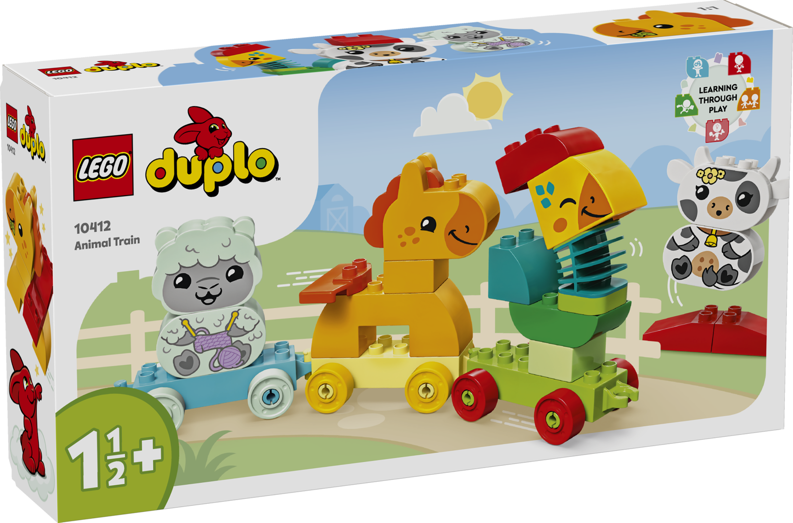 LEGO DUPLO Loomade Rong Tutvusta väikelastele värvide sobitamist LEGO® DUPLO® rongikomplektiga