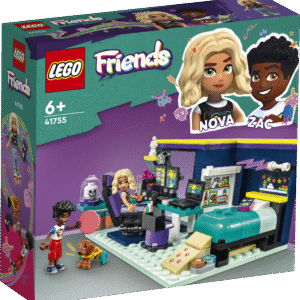 LEGO® Friends Nova tuba – videomänguteemaliste detailide ja tarvikutega toamängukomplekt loovmänguks lastele.