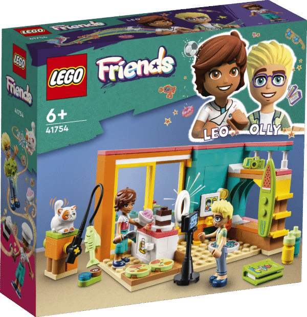 Selles LEGO® Friends Leo toa ehitus- ja mängukomplektis on ootamas küpsetamise ja video salvestamise teemaline rollimäng.