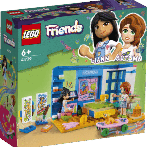 Õhuta lapse huvi kunstiteemalise mängu vastu selle LEGO® Friends Lianni toa ehitus- ja mängukomplektiga.
