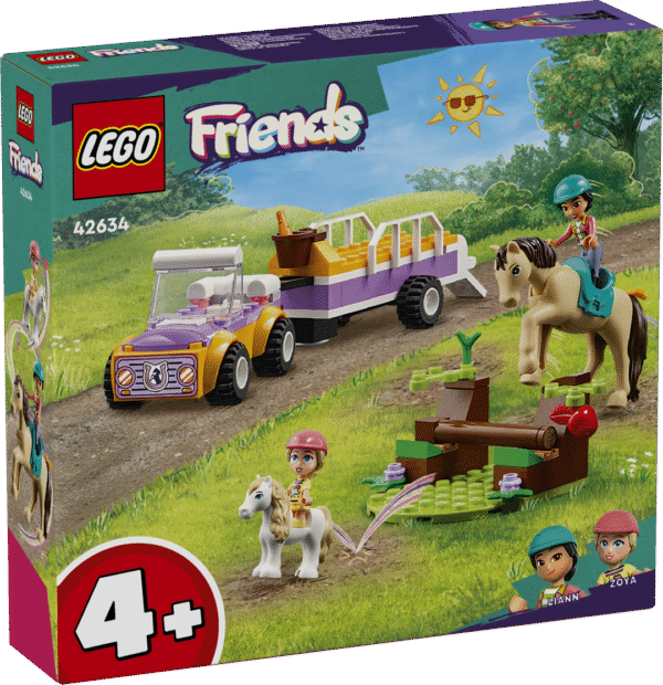 See ehitama õppimise ehituskomplekt LEGO® Friends: hobuse ja poni haagis on suurepärane kingiidee lastele