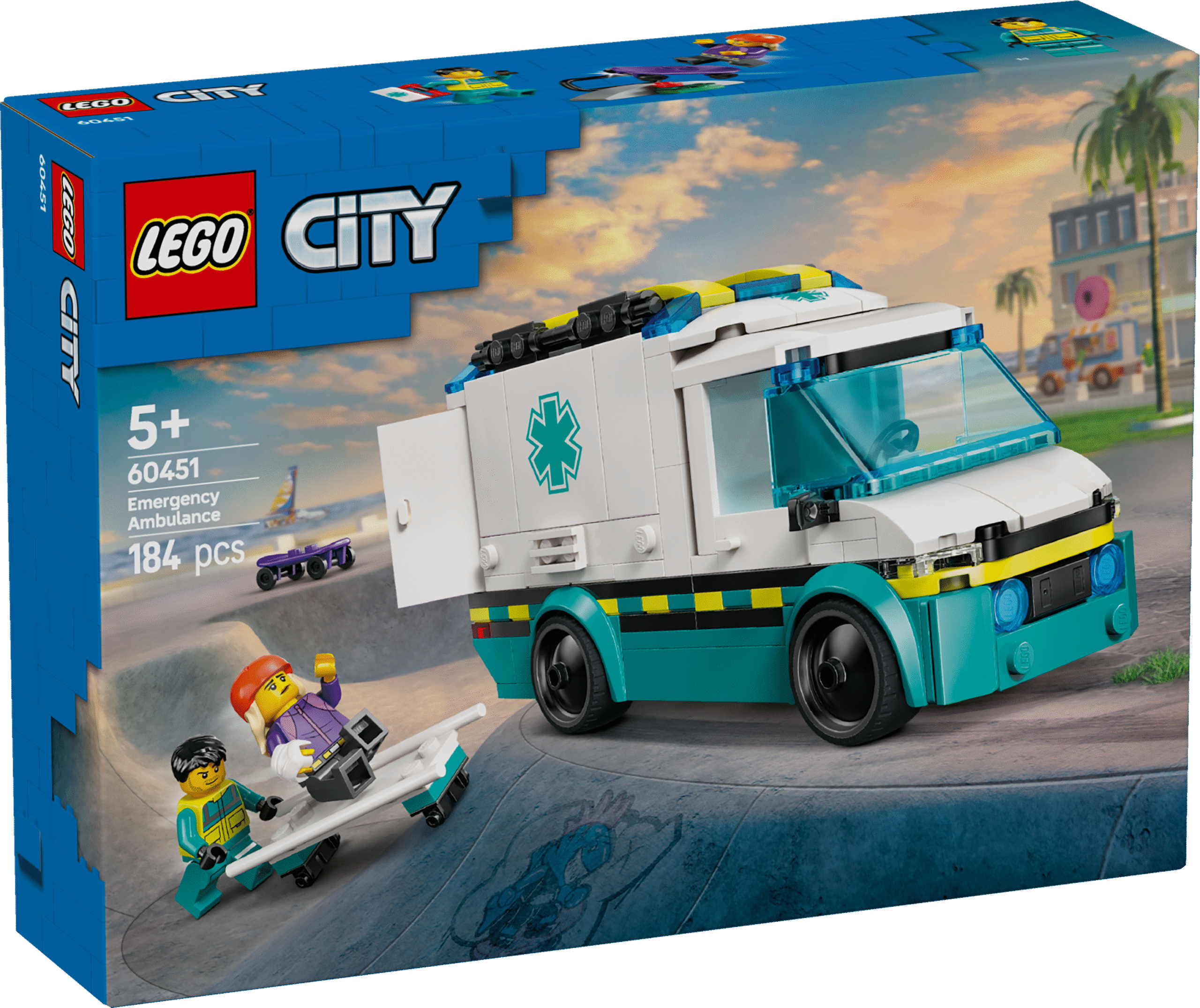 LEGO City Kiirabi Üllata oma väikest kangelast selle LEGO City kiirabiautoga
