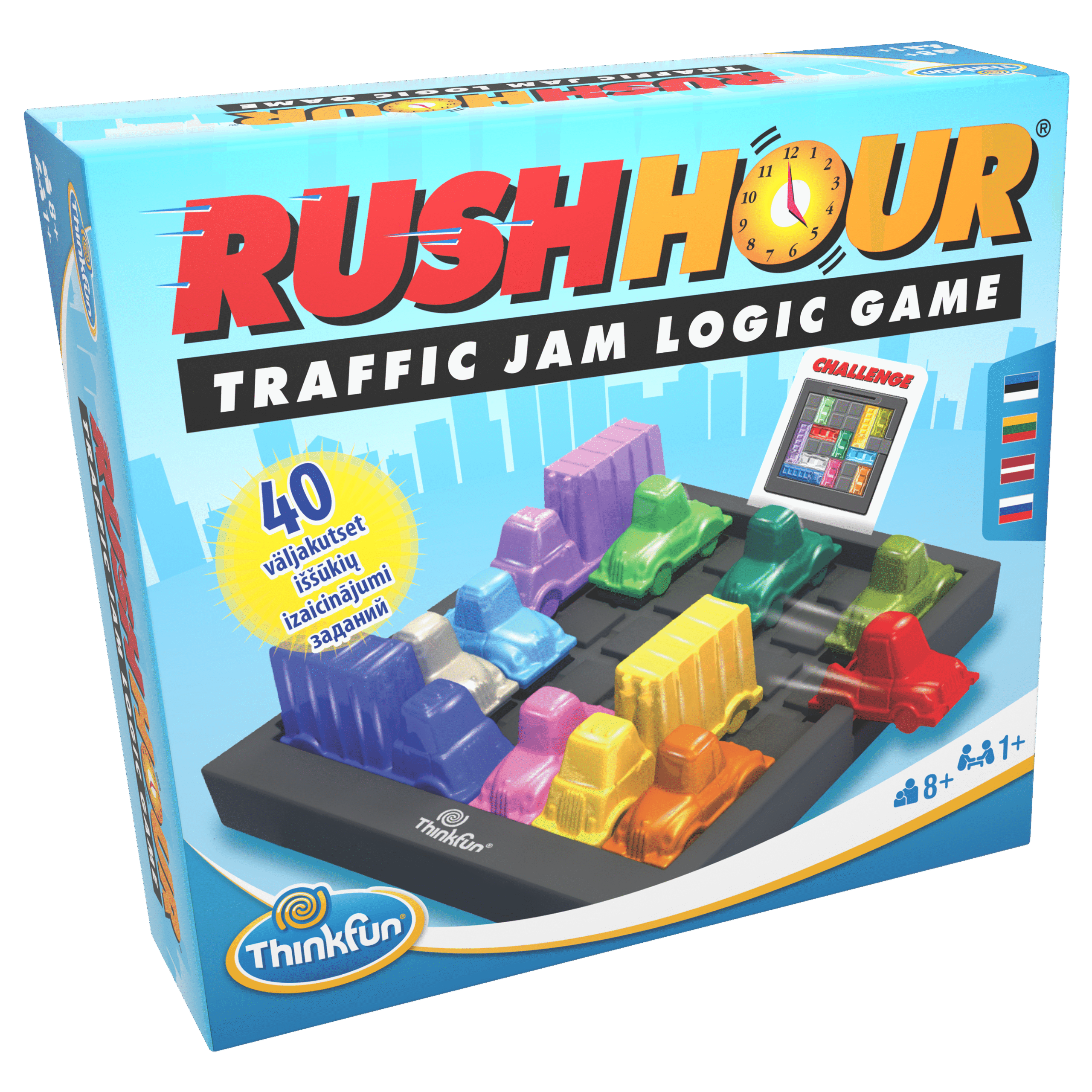ThinkFun lauamäng Rush Hour / Tipptund Tipptund aitab arendada loogilist mõtlemist ja probleemide lahendamise oskust.