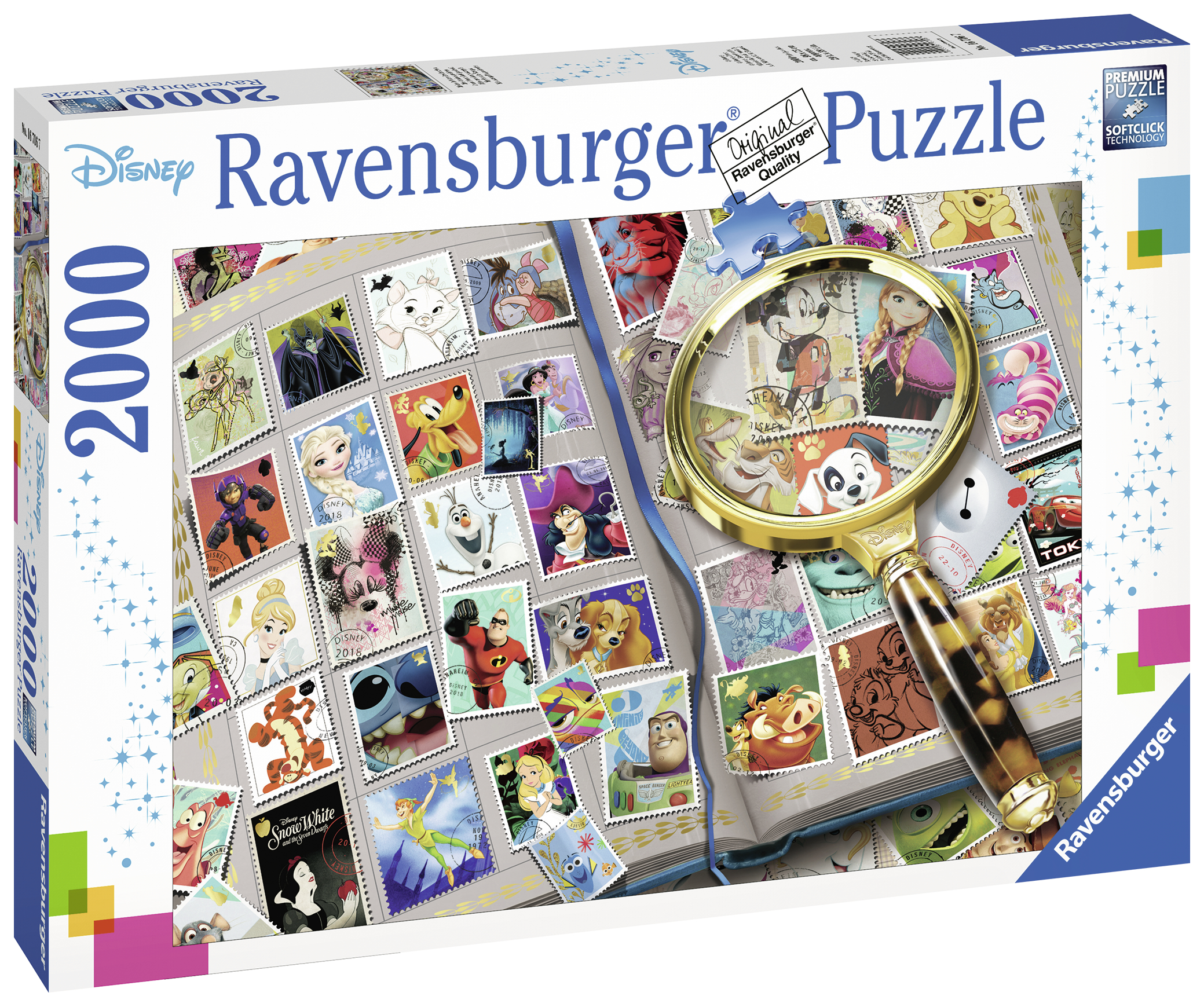 Ravensburger pusle 2000 tk Disney Ravensburgeri esmaklassilise kvaliteediga pusled. Iga pusletükk on erinev