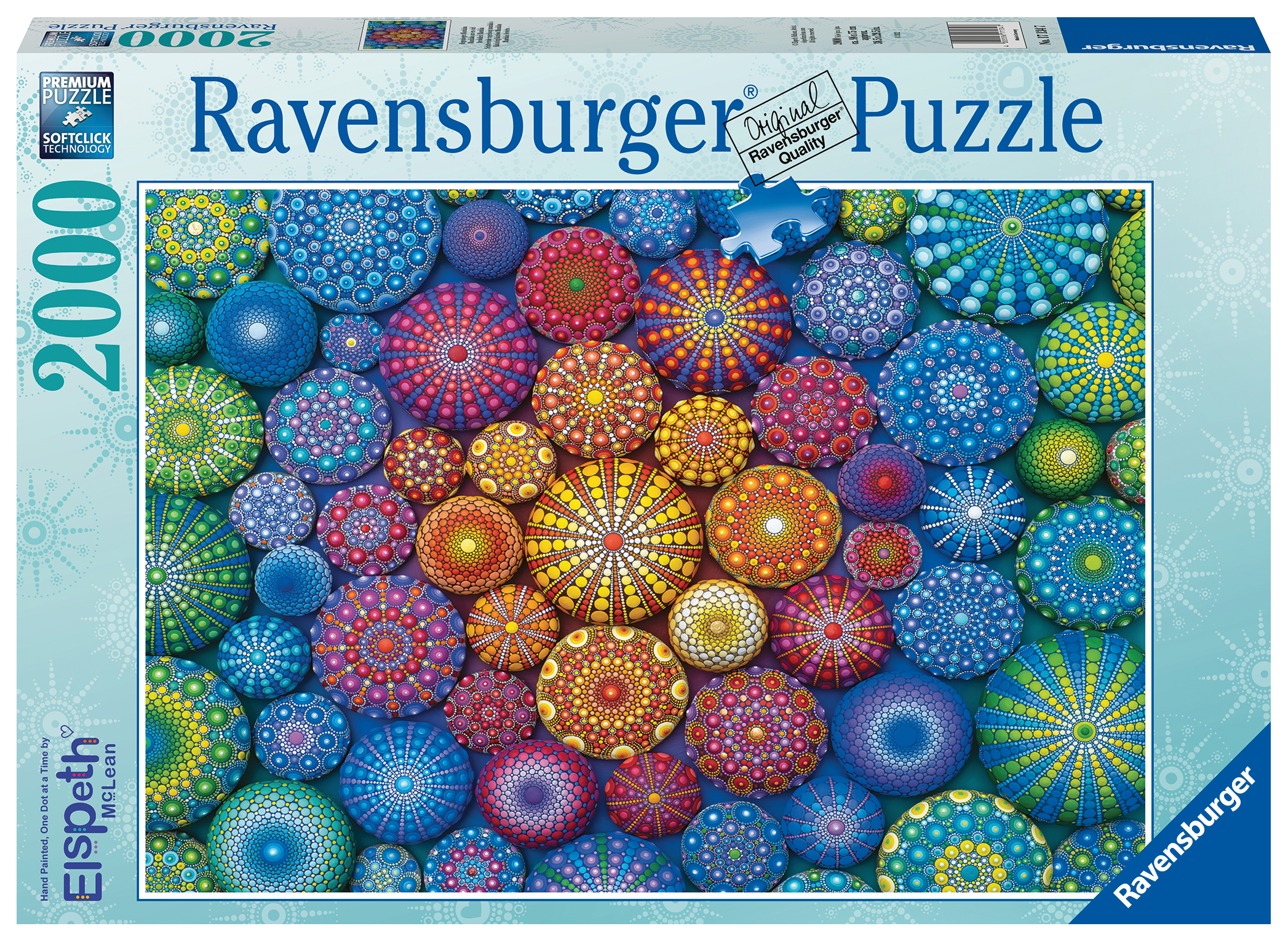 Ravensburger pusle 2000 tk Mandala Ravensburgeri esmaklassilise kvaliteediga pusled. Iga pusletükk on erinev