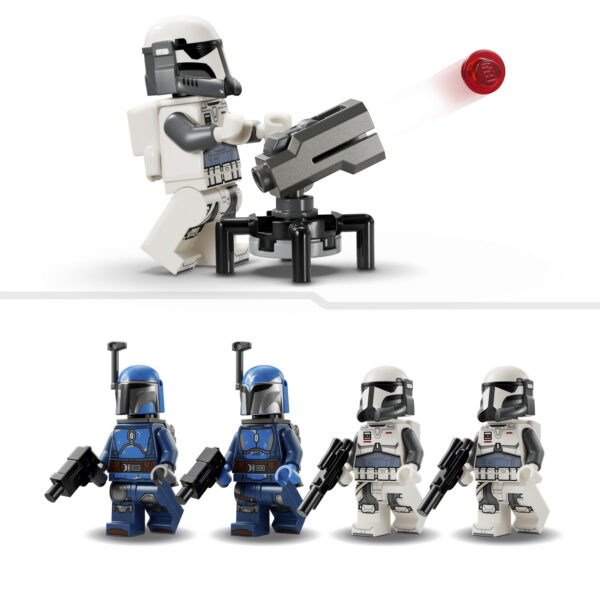 mis sisaldab nelja LEGO minifiguuri.