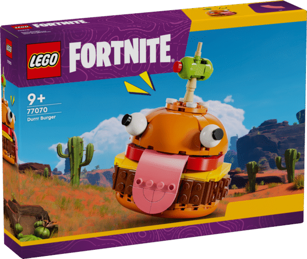 Toida laste loovust ägeda ehituskomplektiga LEGO Fortnite Durrr Burger