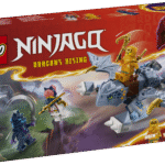 LEGO NINJAGO tegevusmänguasi koos liigutatava noore draakoni Riyu mudeli ning NINJAGO minifiguuride Sora