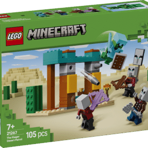 See väike LEGO Minecraft komplekt on suur tegelaskujude ja tegevuste poolest
