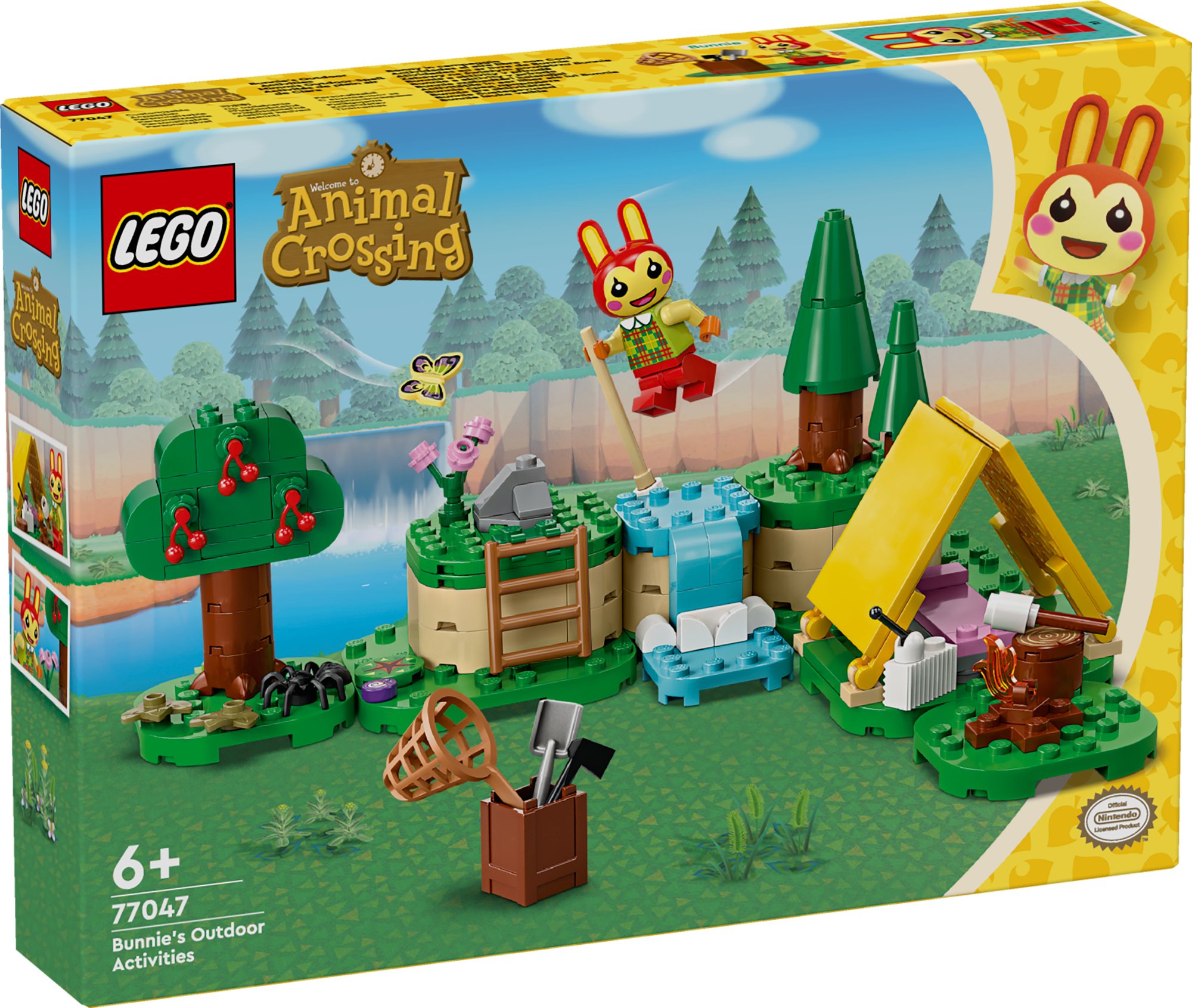 LEGO Animal Crossing Bunnie õuetegevused LEGO Animal Crossing komplekti kuulub Bunnie minifiguur