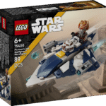 Innusta lapsi mängima sarja Star Wars: Kloonide sõjad™ seiklusi koos LEGO® Star Wars™ Plo Kooni Jedi Starfighter™ mikrovõitlejaga.