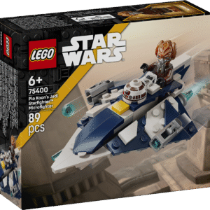 Innusta lapsi mängima sarja Star Wars: Kloonide sõjad™ seiklusi koos LEGO® Star Wars™ Plo Kooni Jedi Starfighter™ mikrovõitlejaga.