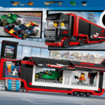 võidusõiduautod RB20 ja AMR24 F1 ning 5 minifiguuri.