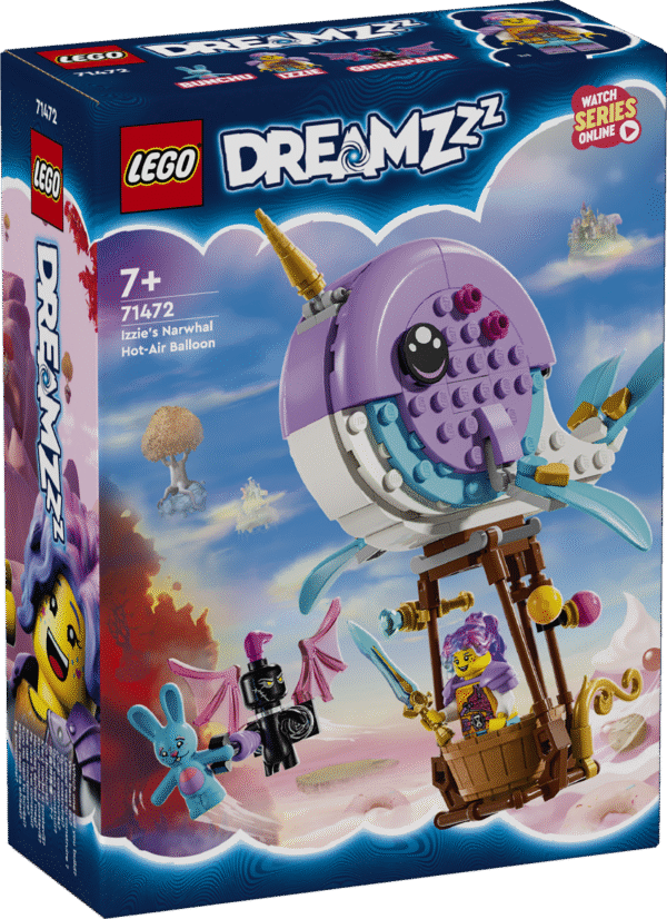 Selles põnevas lastele mõeldud LEGO® DREAMZzz™ ehituskomplektis saavad lapsed olla loovad ja aitavad Izzie figuuril päästa oma loomamänguasi Bunchu Põrgusigitise käest.
