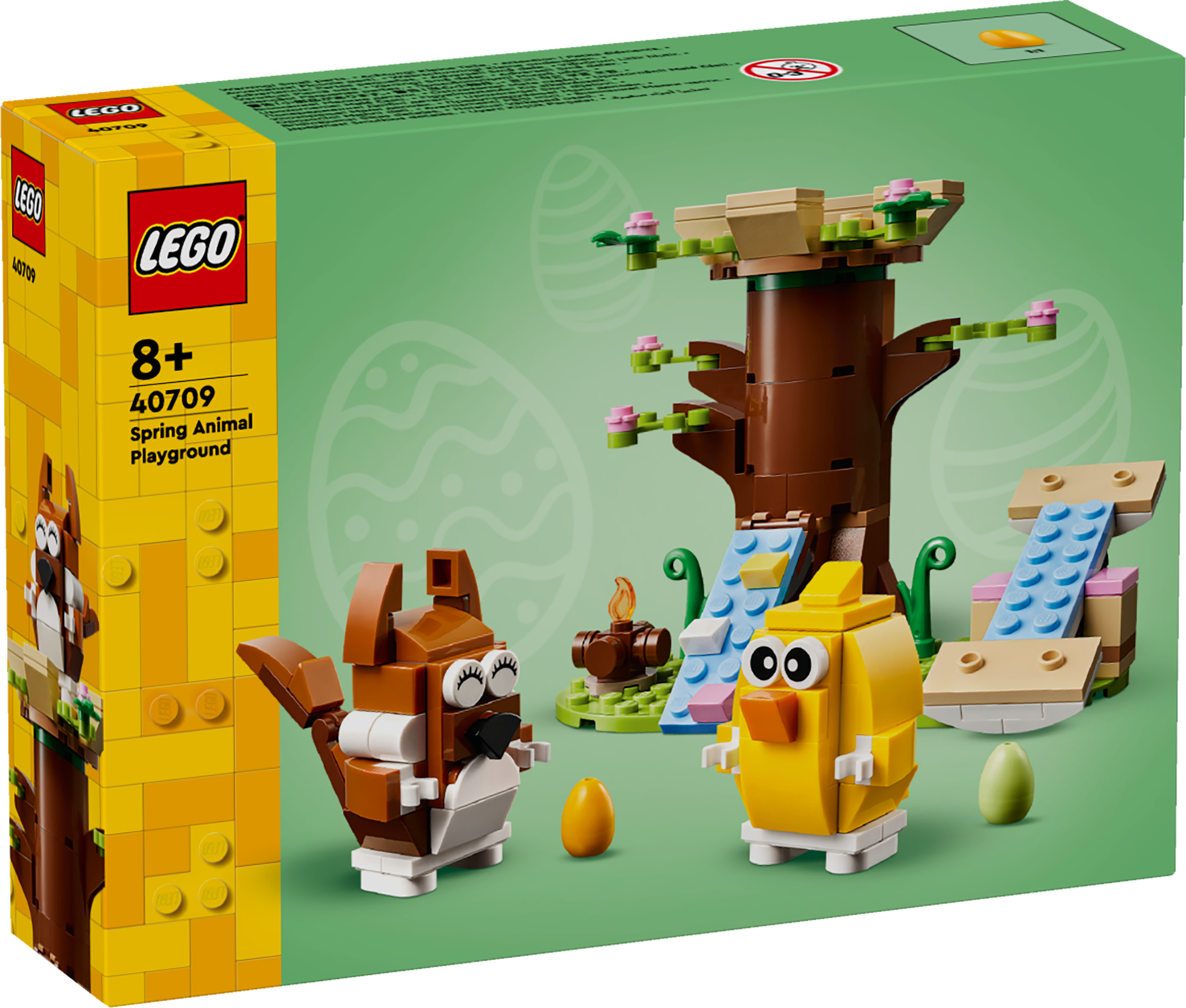 LEGO Icons kevad loomade väljakul Lapsed mängivad lõbusaid lugusid LEGO® Kevade loomade mänguväljakuga