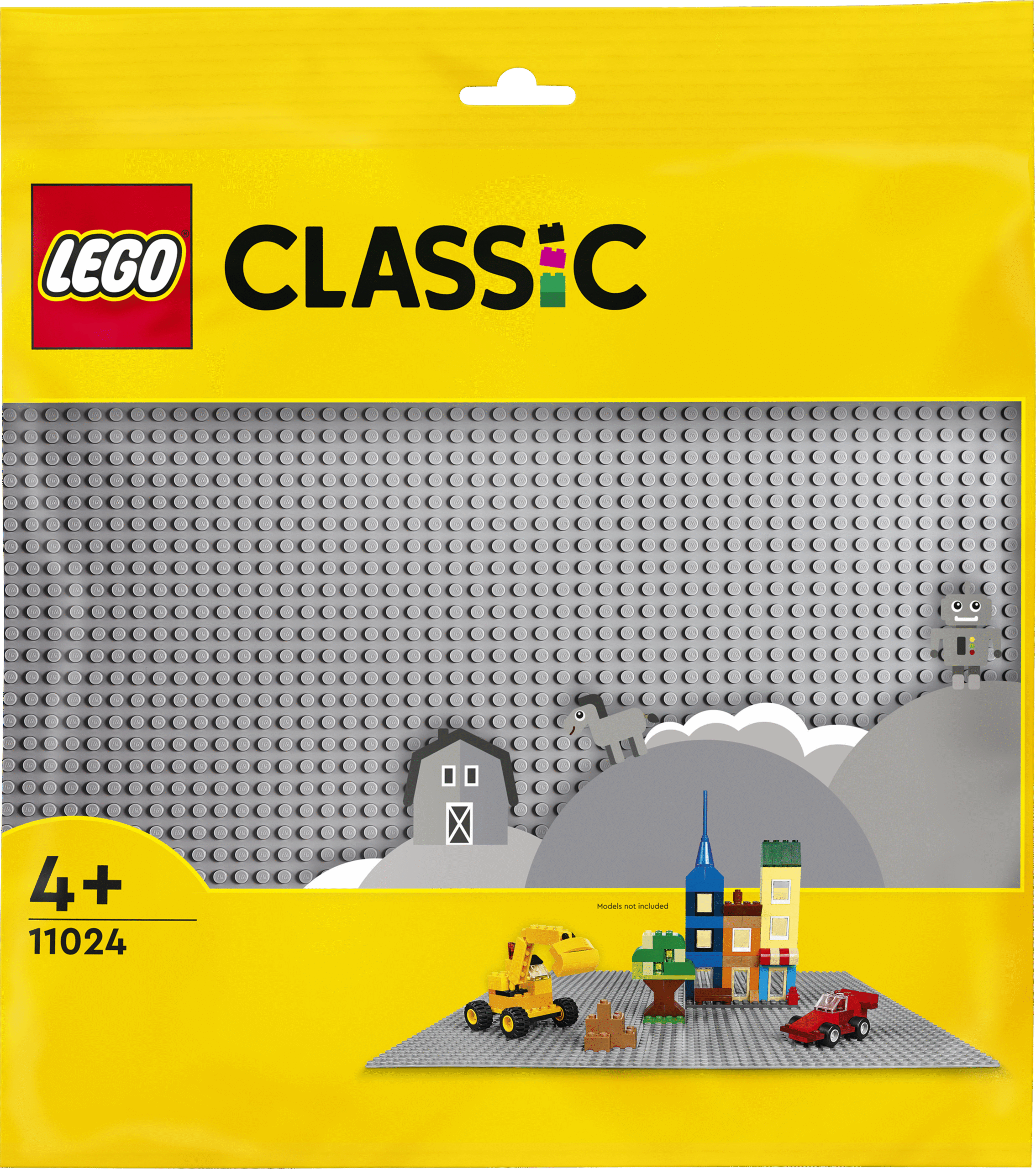 LEGO Classic Hall alusplaat See nupsuline (48x48) hall alusplaat annab LEGO® fännidele täiusliku alguspunkti oma mudelite ehitamiseks ja esitlemiseks.