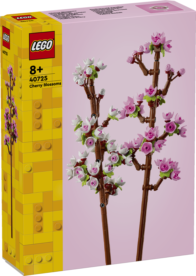 LEGO Kirsiõied LEGO® kirsiõite komplekt on rõõmus kingitus lastele ja lilli armastavatele täiskasvanutele ning saab pärast kokkupanemist kevadest inspireeritud lillekaunistuseks.