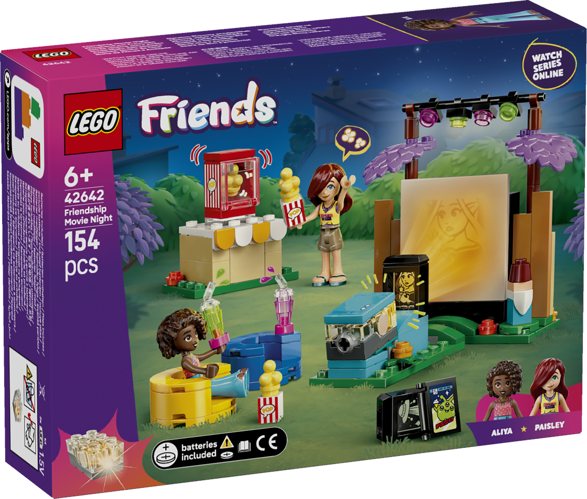 LEGO Friends Sõpruse filmiõhtu Filmikingitus 6-aastastele ja vanematele tüdrukutele ja poistele