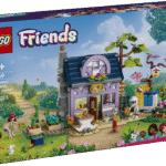 Mesiniku maja ja lilleaia komplektis on 4 LEGO Friends tegelaskuju