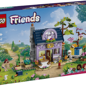 Mesiniku maja ja lilleaia komplektis on 4 LEGO Friends tegelaskuju