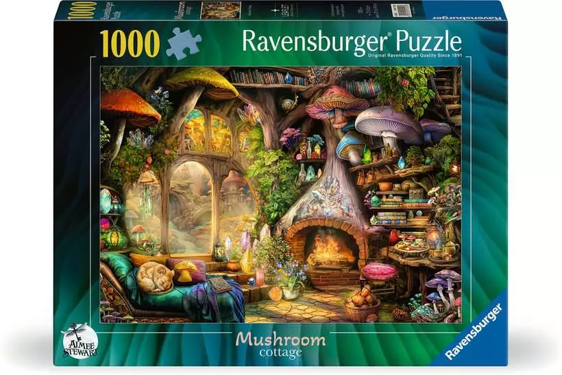 Ravensburger pusle 1000 tk: seenemajake Suurepärane kingitus - puslede kokkupanek on tore ja lõbus tegevus