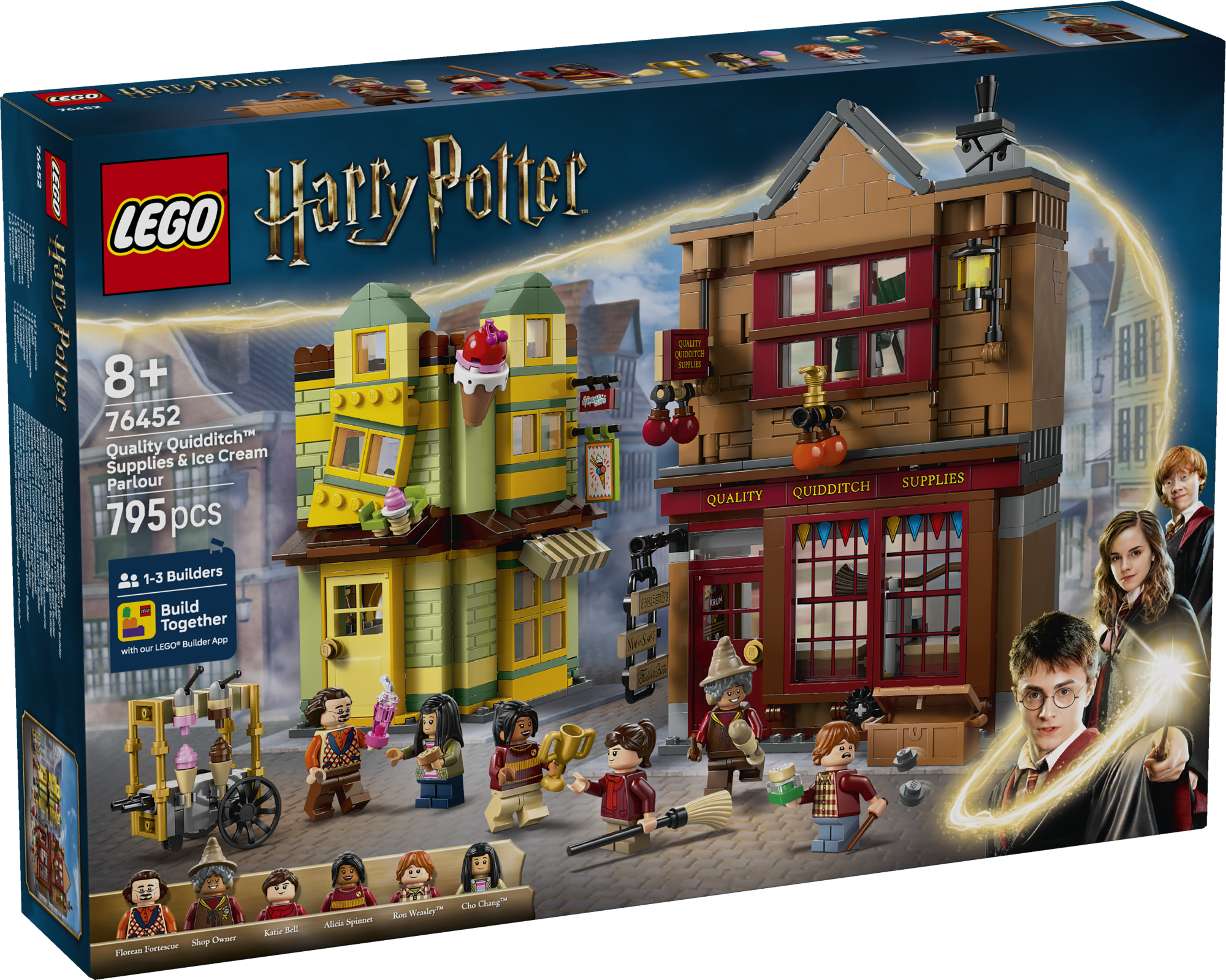 LEGO Harry Potter Kvaliteetsed lendluudpalli tarvikud ja jäätisekiosk See mänguline LEGO® Harry Potter™ komplekt