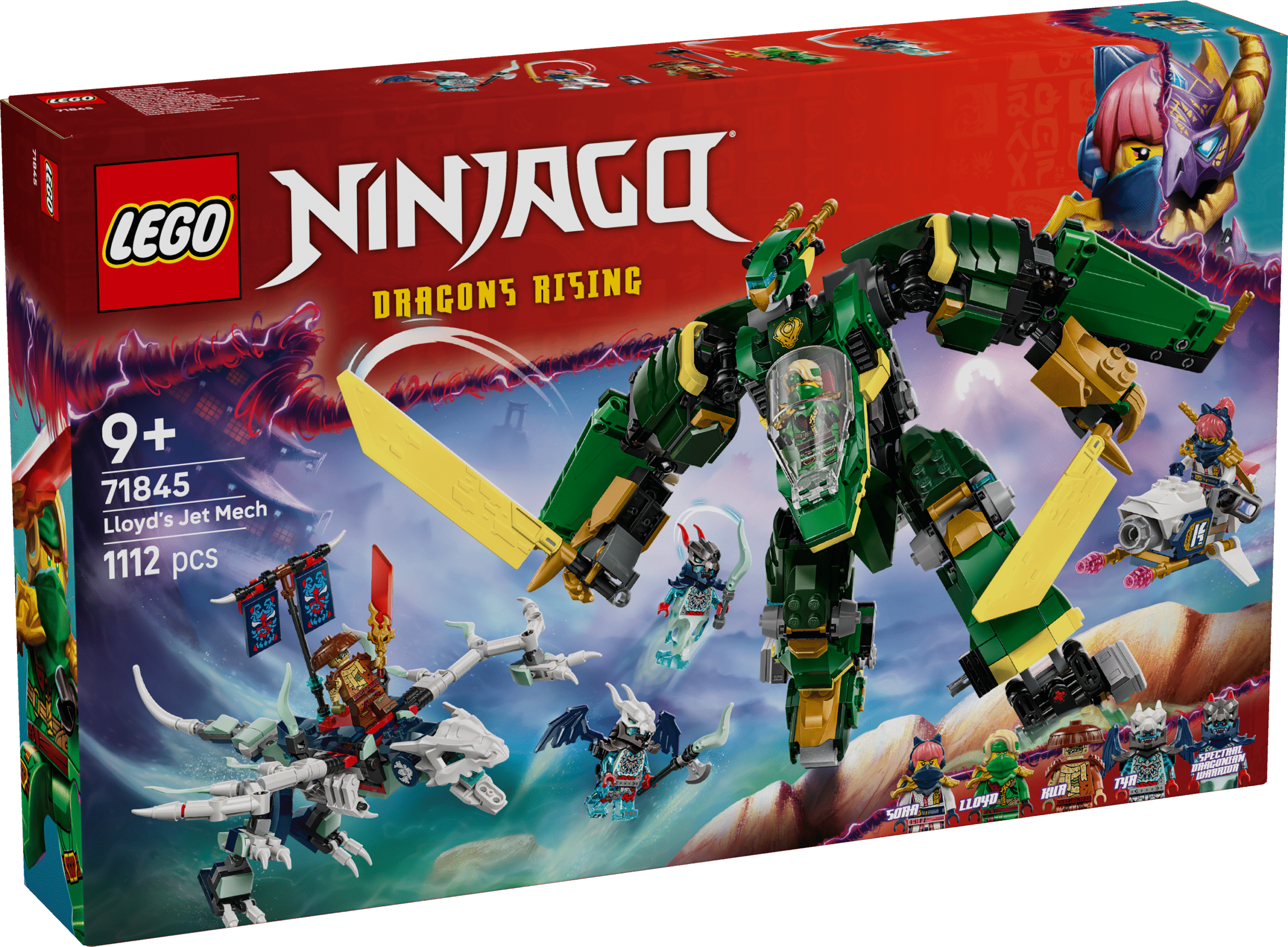 LEGO Ninjago Lloydi reaktiivrobot Lapsed saavad nautida põnevat ninjamängu mängukomplektiga