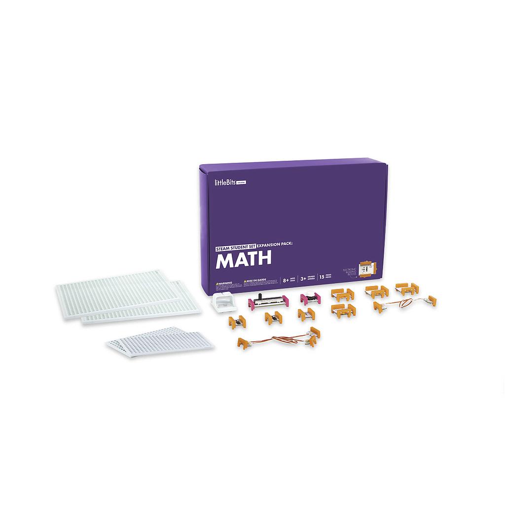 littleBits õpilase MATIK komplekti laiendus: Matemaatika Süvendage praktilist MATIK õppimist sisendite